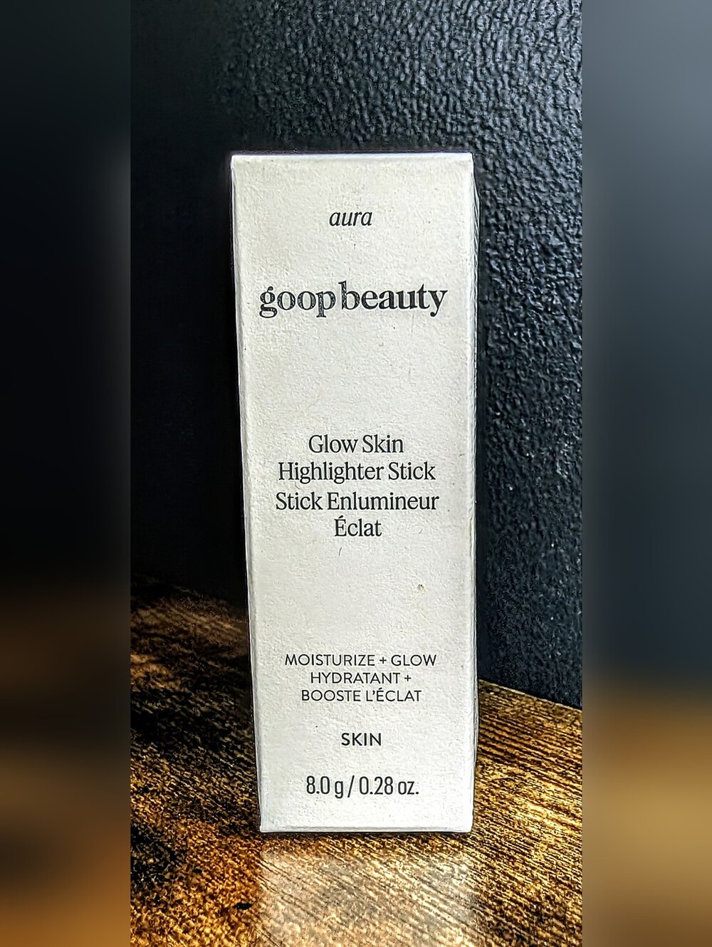 GOOP Glow Skin Highlighter Stick.     Color: Aura (soft champagne)